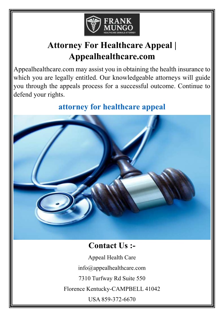 attorney for healthcare appeal appealhealthcare n.w