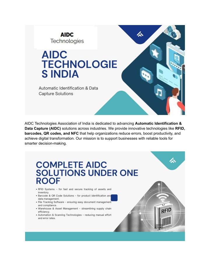 aidc technologies association of india n.w