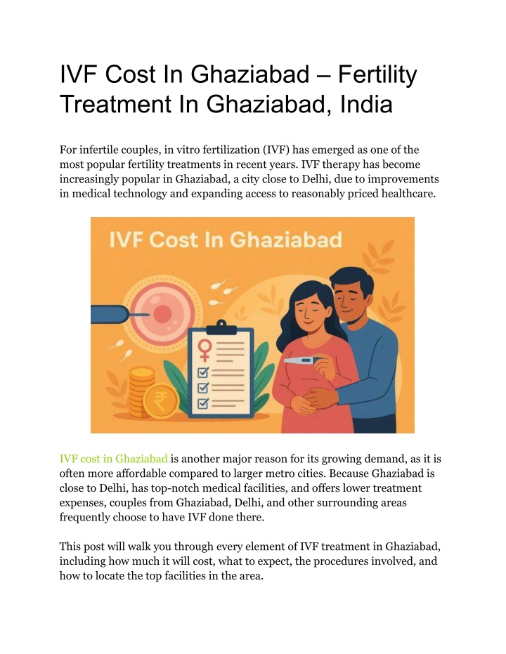 ivf cost in ghaziabad fertility treatment n.w