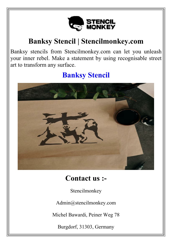 banksy stencil stencilmonkey com banksy stencils n.w