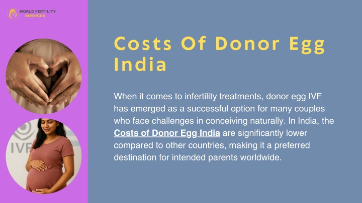 costs of donor egg india n.w