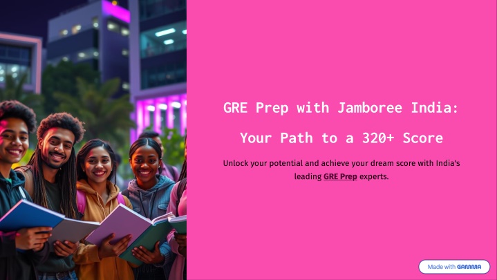 gre prep with jamboree india n.w