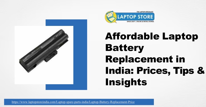 Affordable Laptop Battery Solutions at Laptopstore India