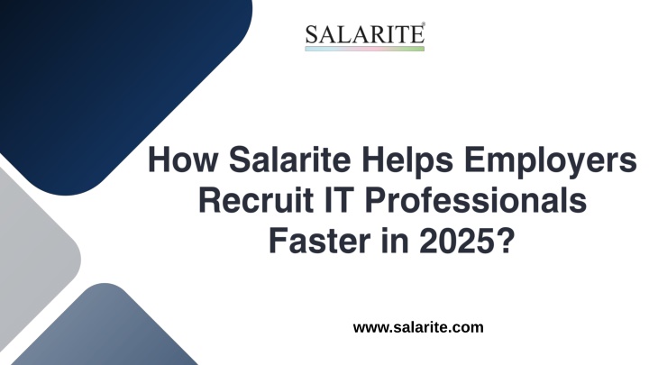 How Salarite Helps Employers Recruit IT Professionals Faster in 2025