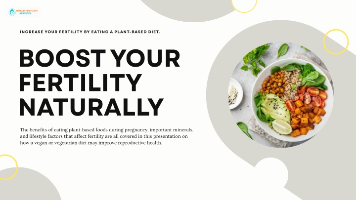 increase your fertility by eating a plant based n.w
