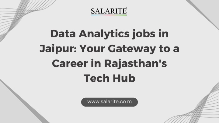 Data Analytics jobs in Jaipur Your Gateway to a Career in Rajasthan's Tech Hub (1)