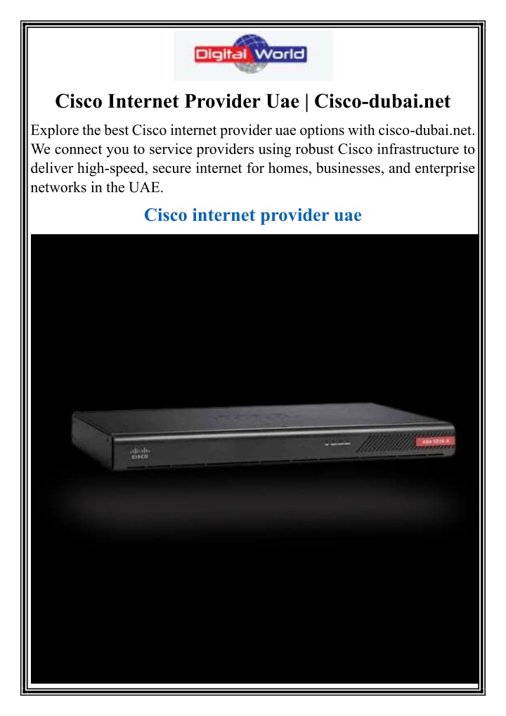 cisco internet provider uae cisco dubai net n.w