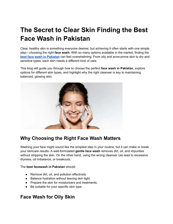 the secret to clear skin finding the best face n.w