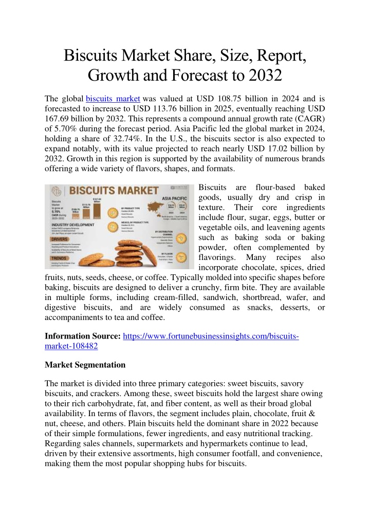 biscuits market share size report growth n.w