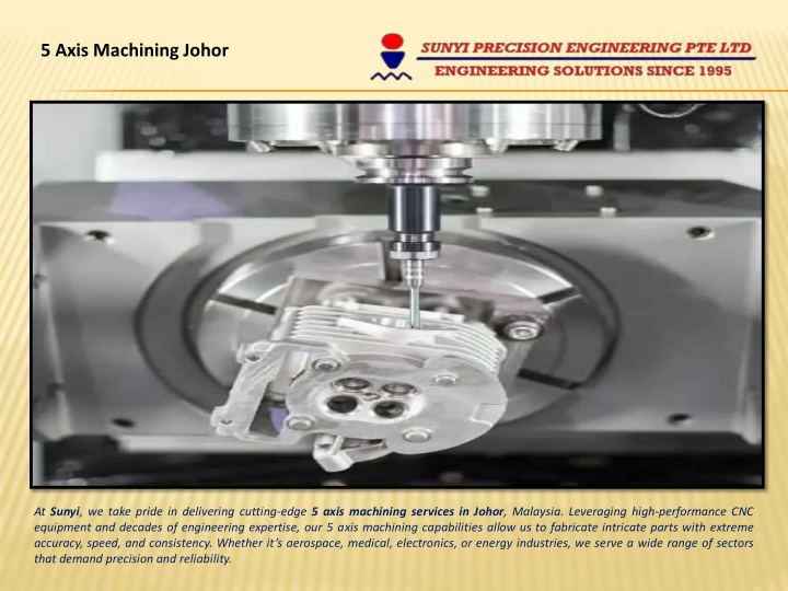 5 axis machining johor n.w