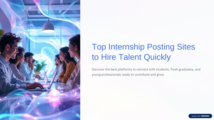top internship posting sites to hire talent n.w