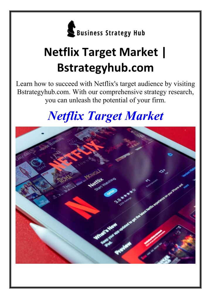 netflix target market bstrategyhub com n.w
