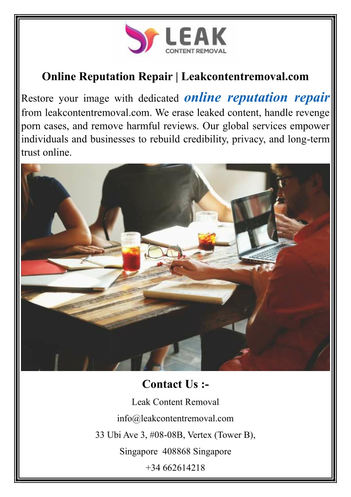 online reputation repair leakcontentremoval com n.w