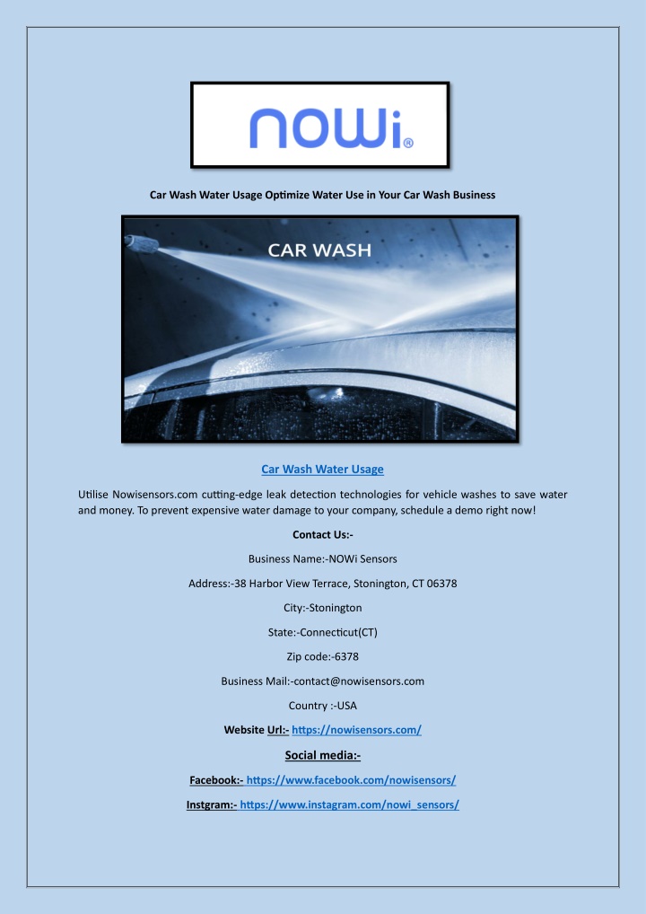 car wash water usage optimize water use in your n.w