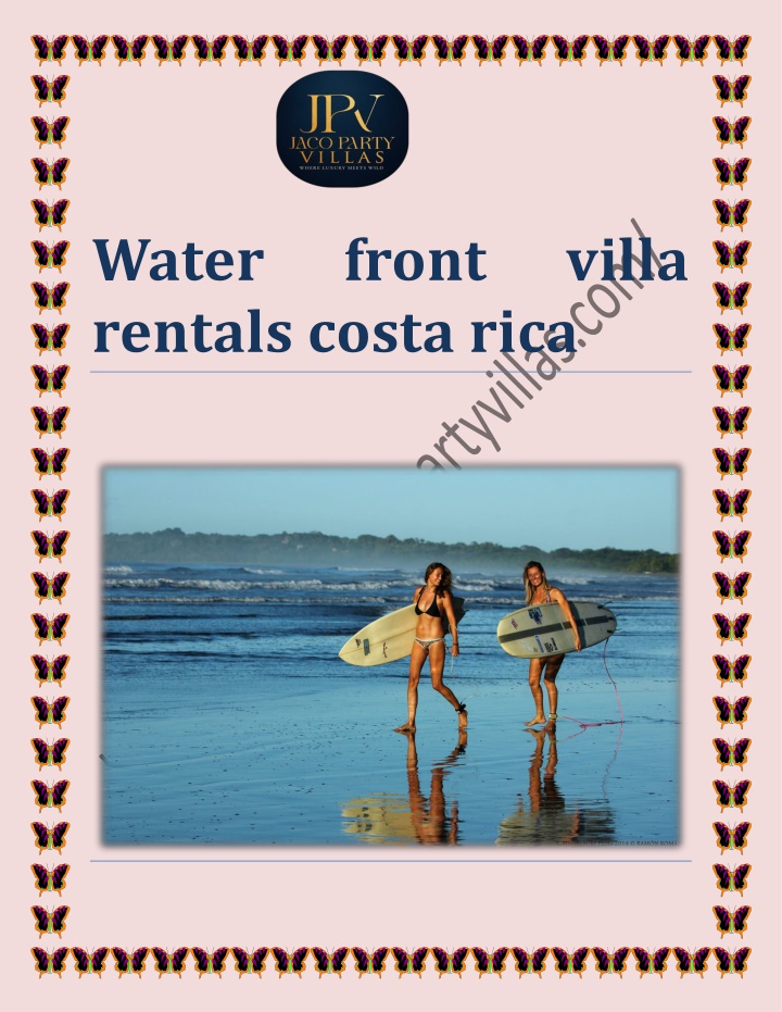 water rentals costa rica n.w