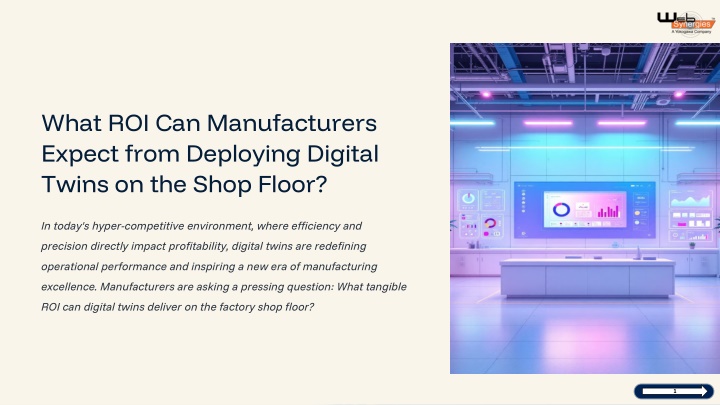 what roi can manufacturers expect from deploying n.w