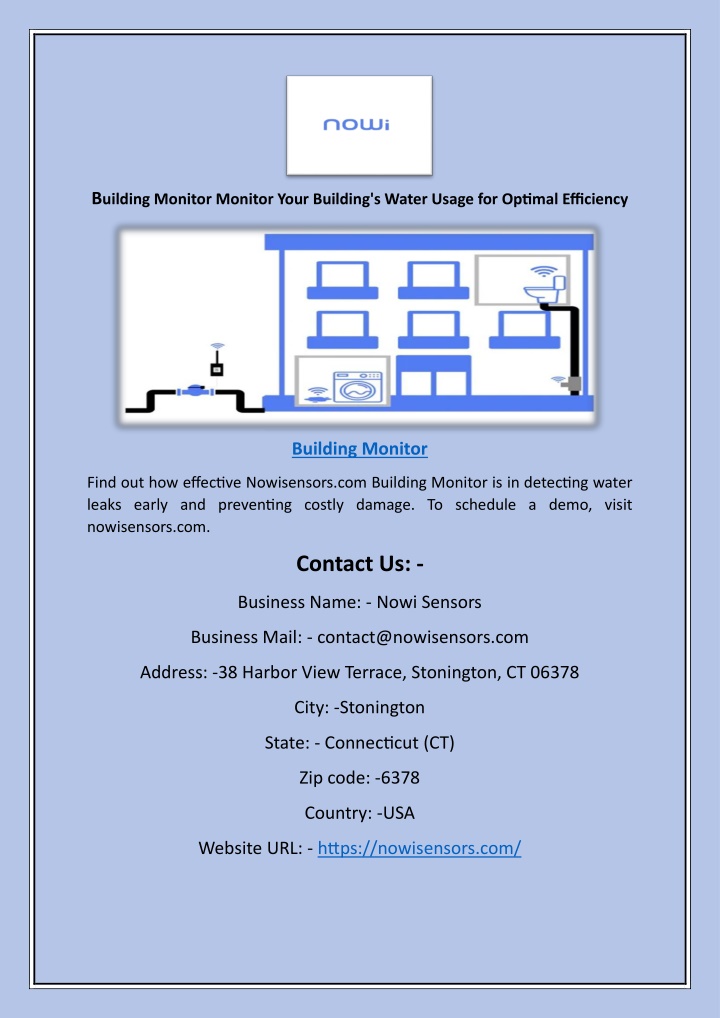 b uilding monitor monitor your building s water n.w