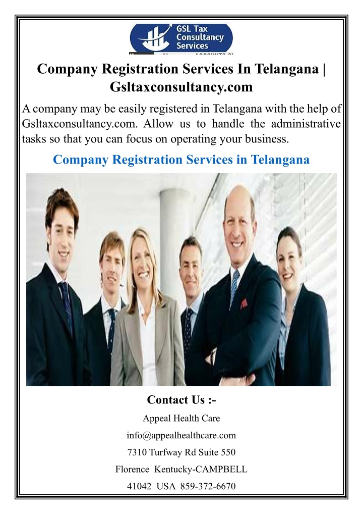 company registration services in telangana n.w