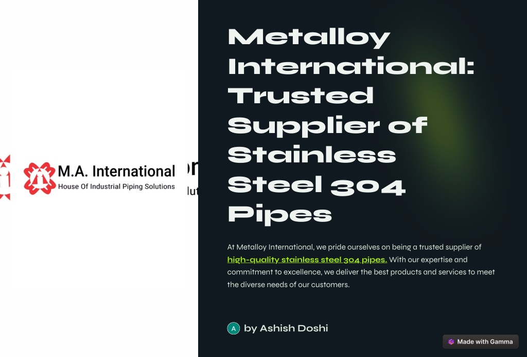 metalloy international trusted supplier l.w