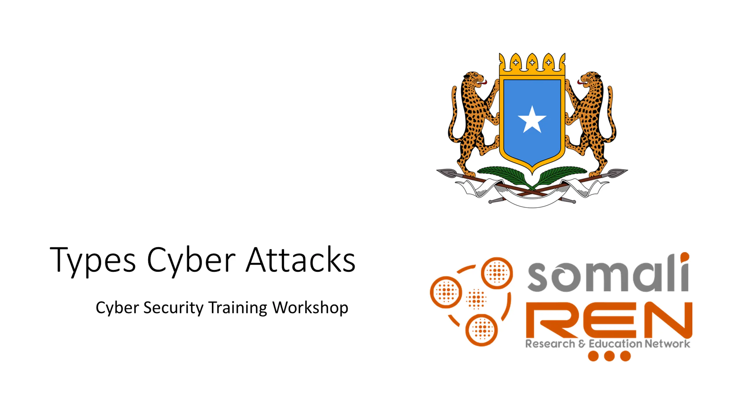 Types Cyber Attacks: Cyber Security Training Workshop