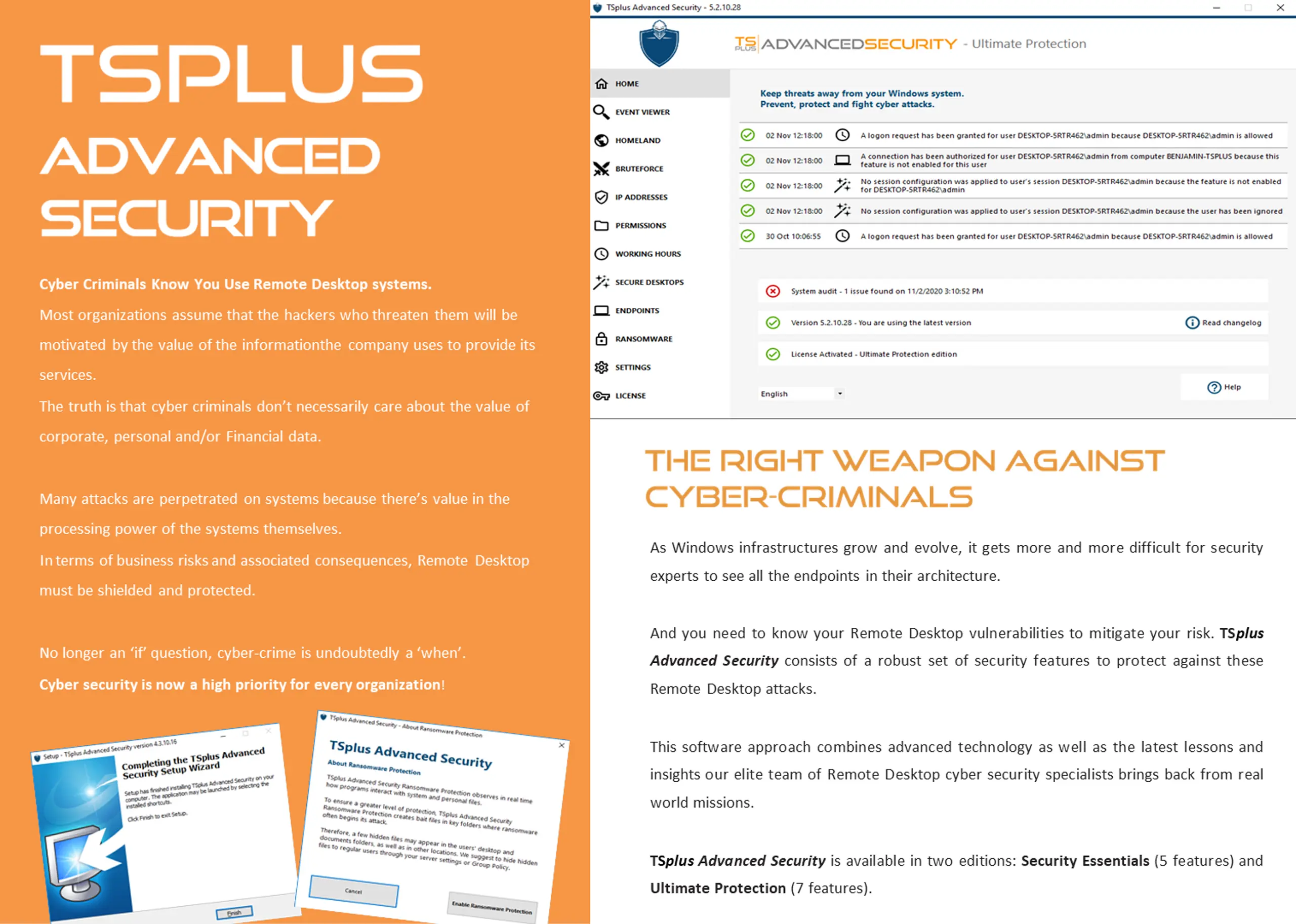 TSPLUS Advanced Security