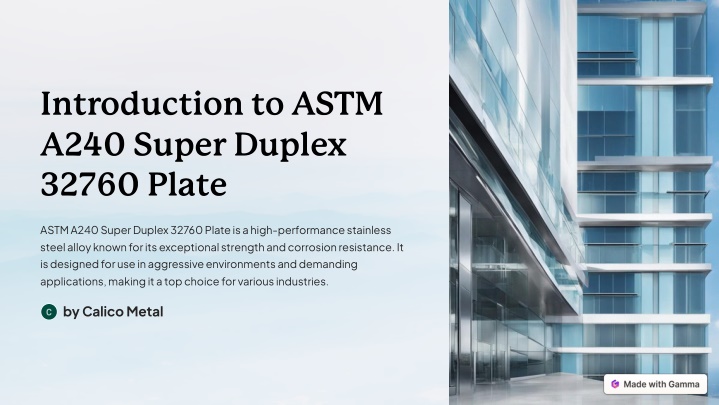introduction to astm a240 super duplex 32760 plate n.w