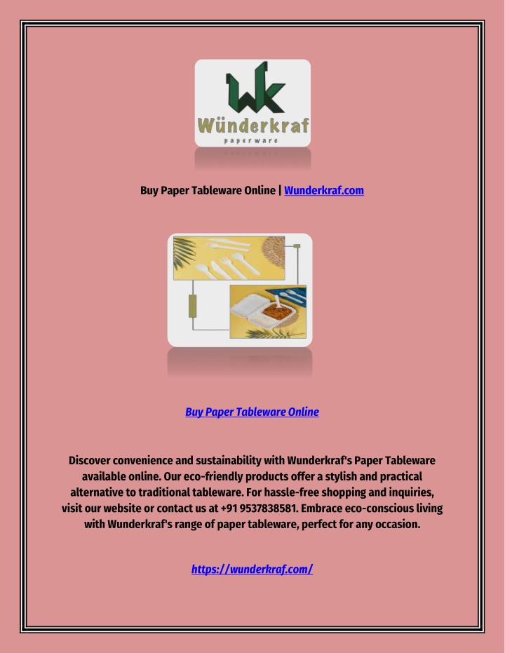 buy paper tableware online wunderkraf com n.w