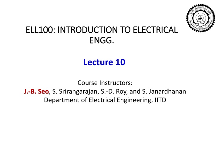 ell100 introduction to electrical ell100 n.