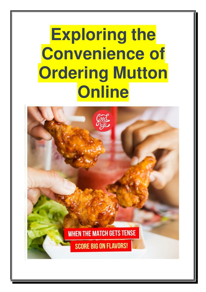 The Best Deals and Discounts When Ordering Mutton Online