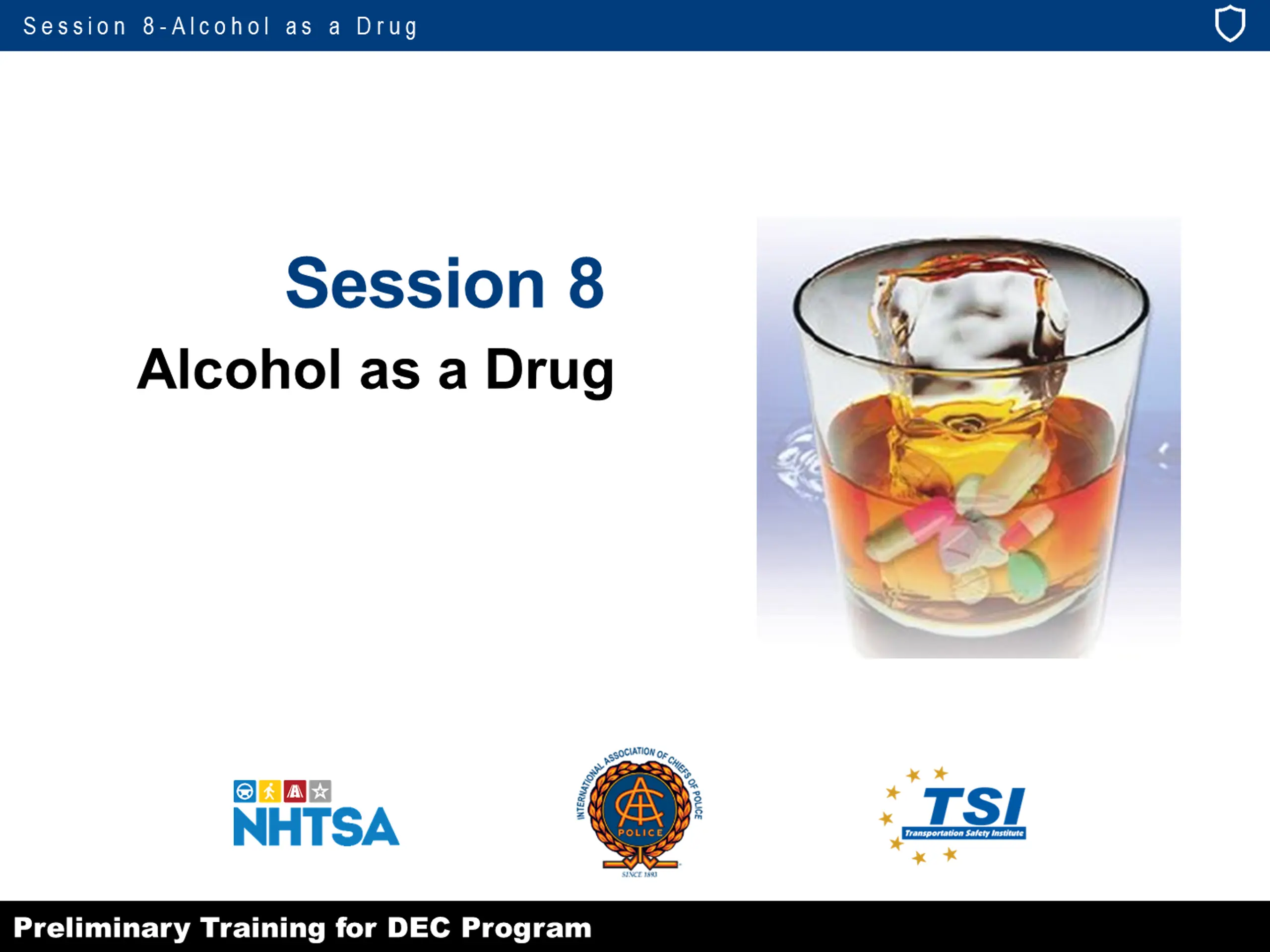 Alcohol as a Drug