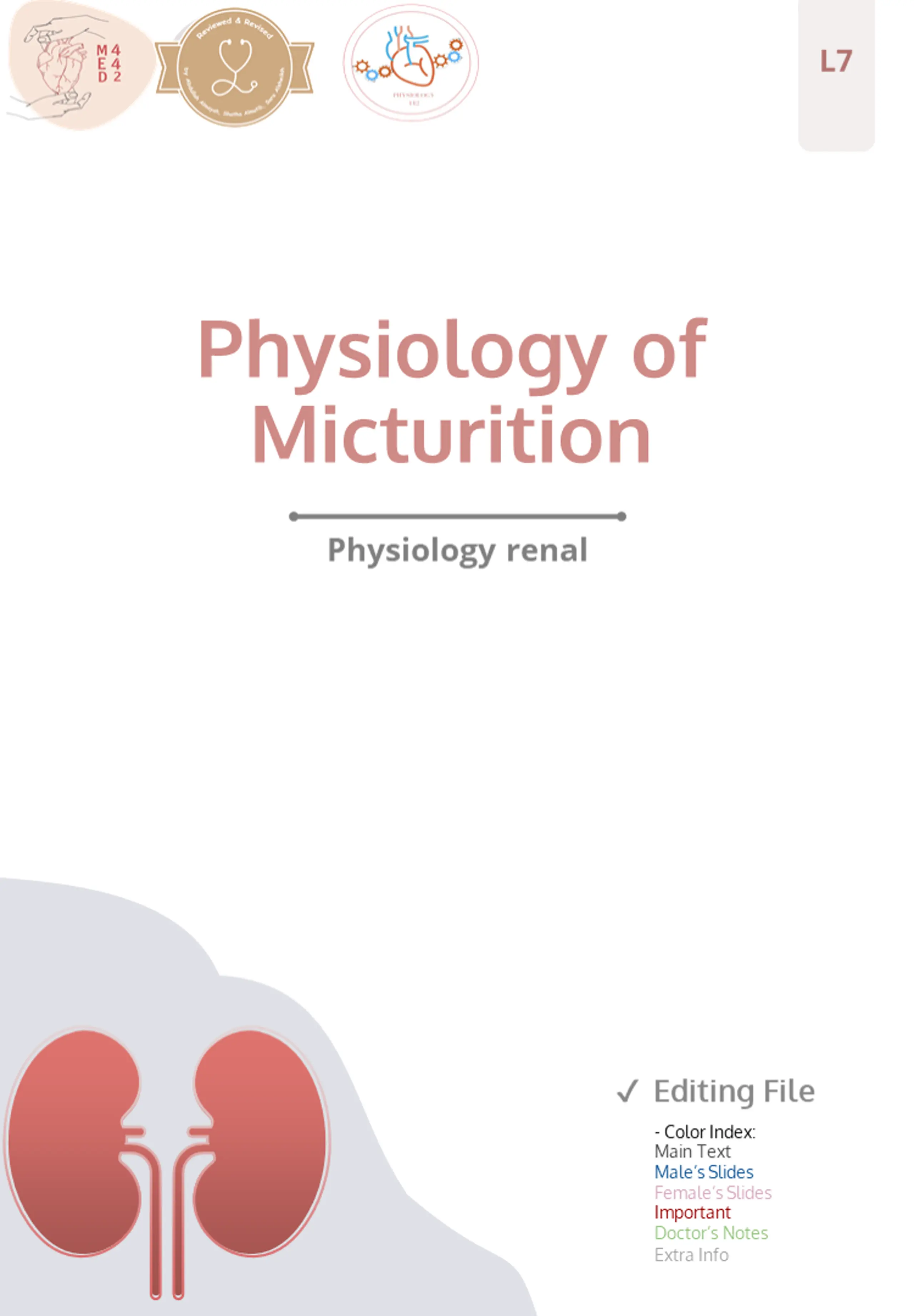 Physiology of Micturition