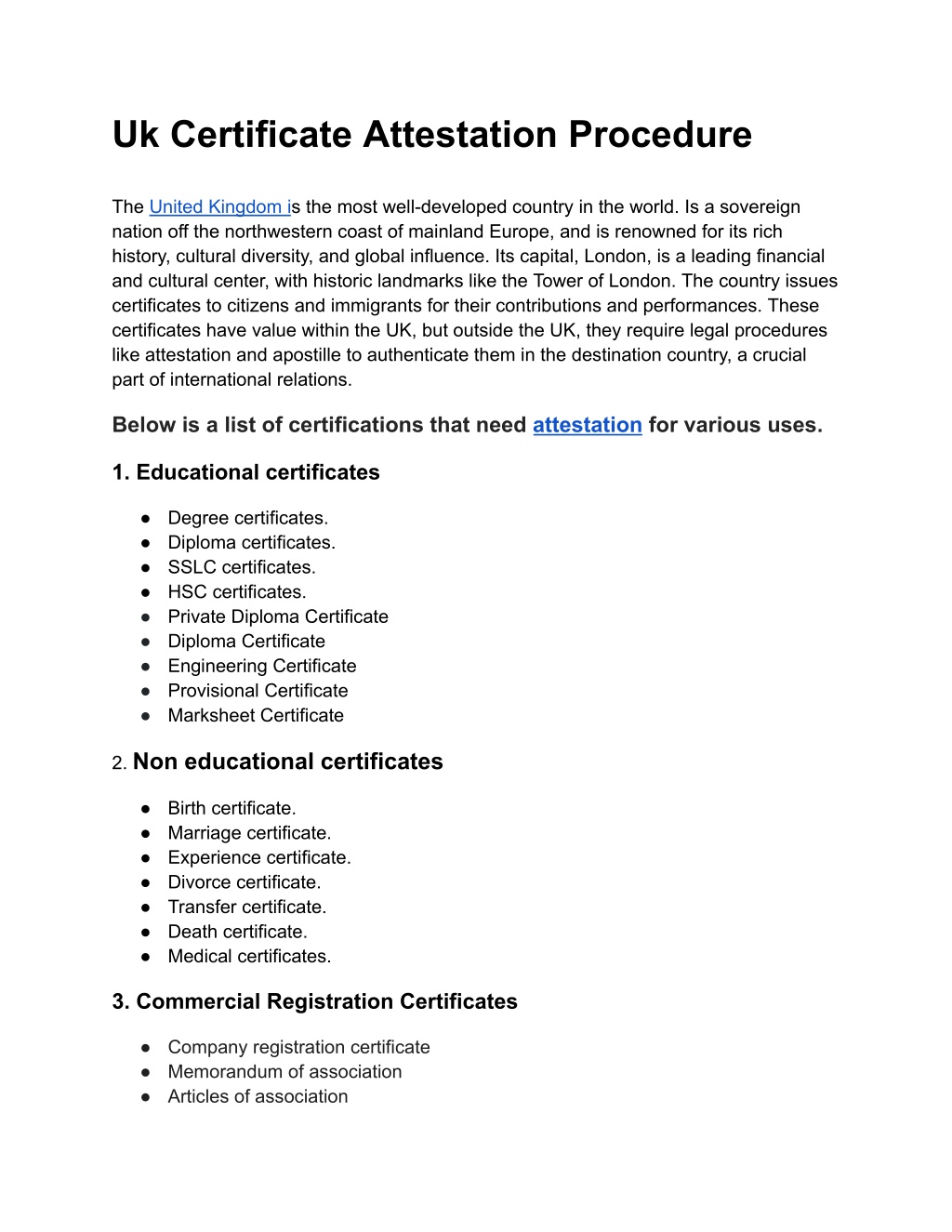 uk certificate attestation procedure l.w