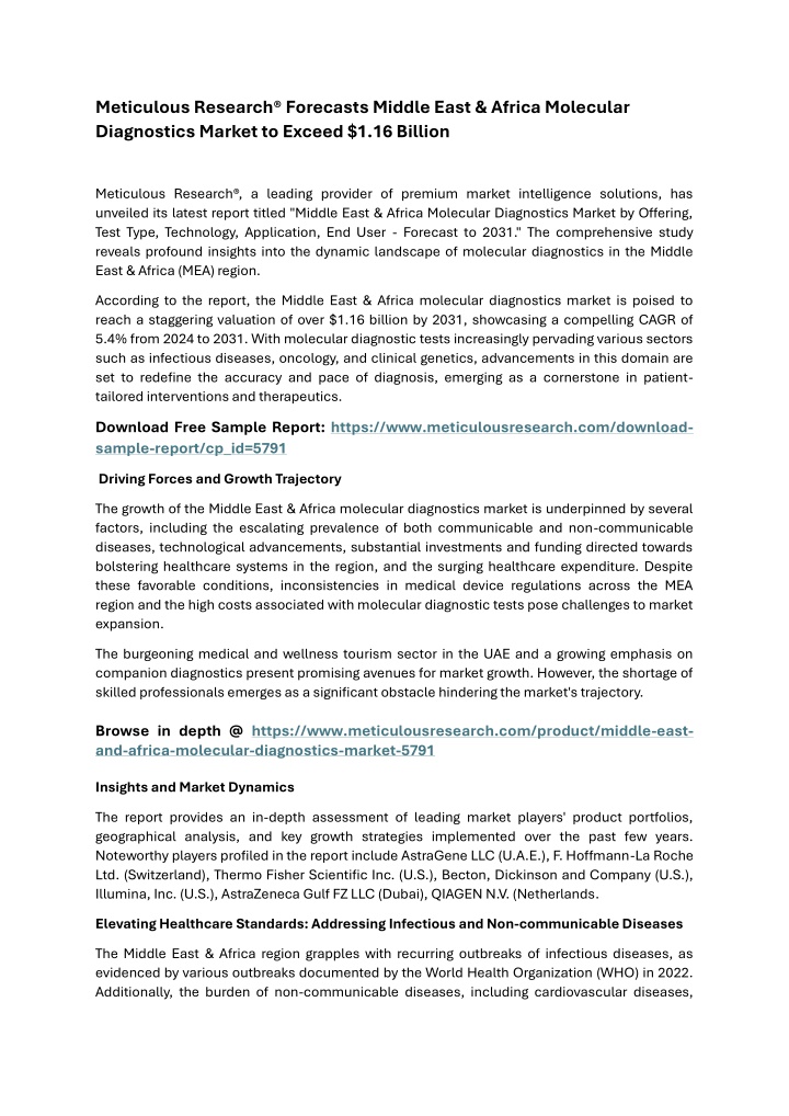 meticulous research forecasts middle east africa n.w
