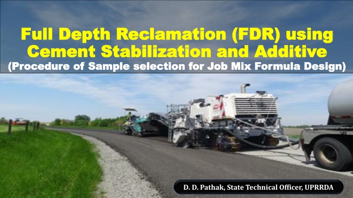 full depth reclamation fdr using full depth n.