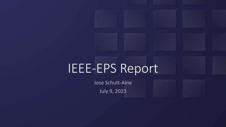 IEEE-EPS Report on Worldwide Footprint and Ongoing Partnerships