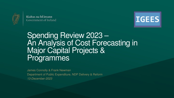 Enhancing Cost Forecasting in Major Capital Projects: Key Findings and Recommendations