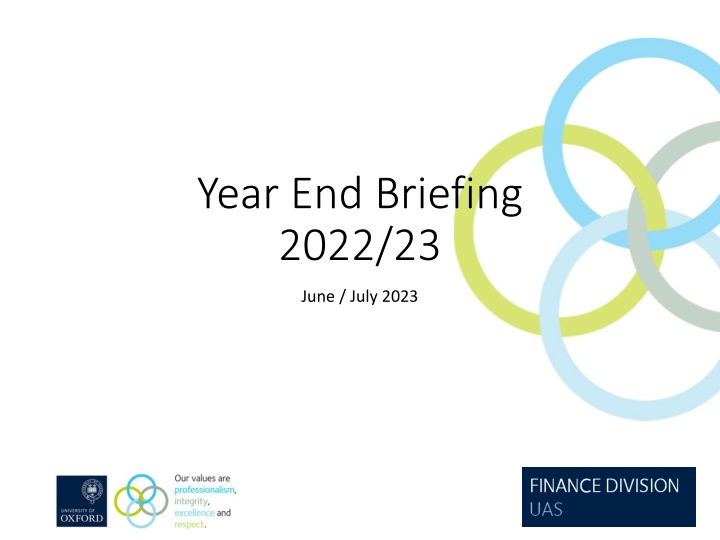 Year-End Briefing and Audit Update for 2022/23
