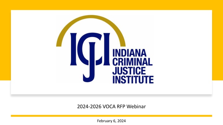 2024-2026 VOCA Grant Application Details and Opportunities