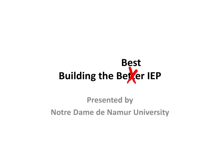 Best Practices for Special Education Case Management Workshop