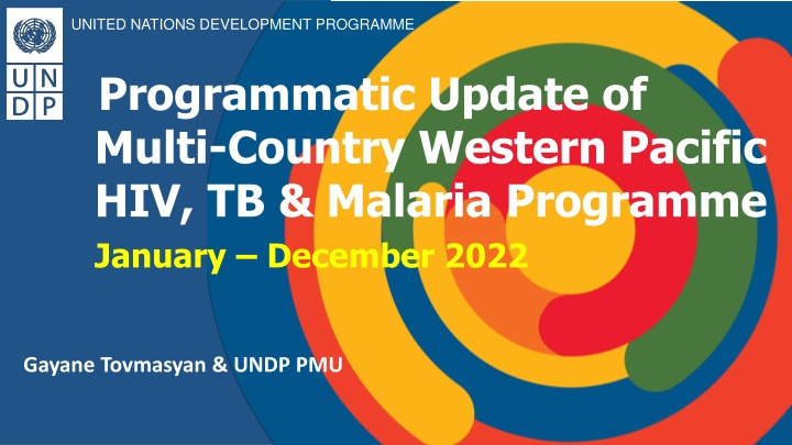 United Nations Development Programme - Financial Overview 2022