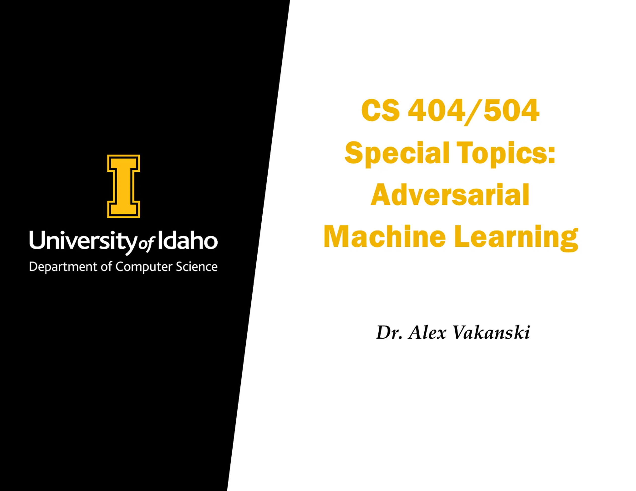 Adversarial Machine Learning