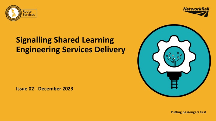 Signalling Shared Learning Report - December 2023