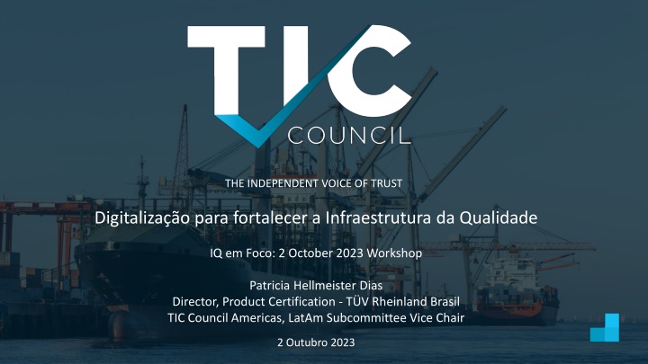 Enhancing Quality Infrastructure through Digitalization in TIC Industry