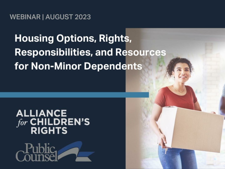 Housing Options for Transition Age Youth in Foster Care