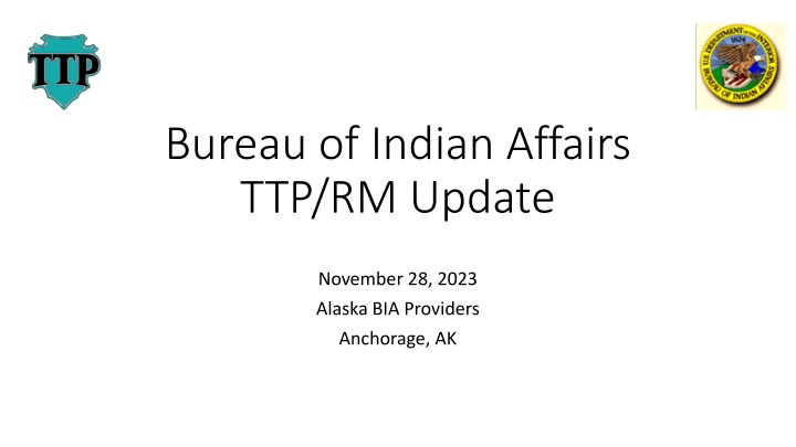 Update on BIA Transportation Programs in Alaska