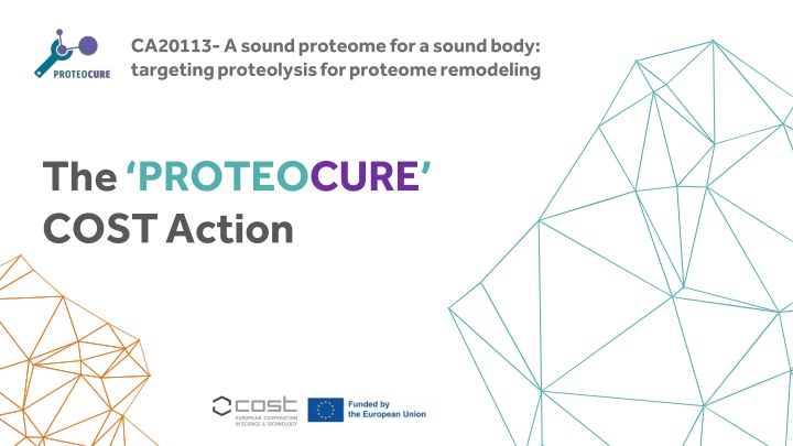 Exploring the PROTEOCURE COST Action: Targeting Proteolysis for Proteome Remodeling