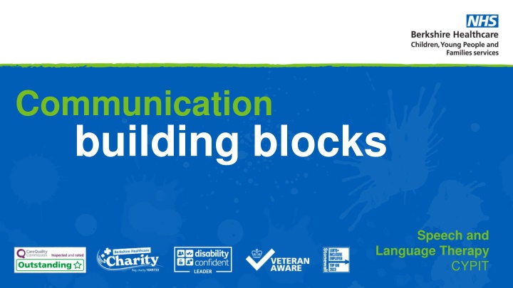 Speech, Language, and Communication Development in Children
