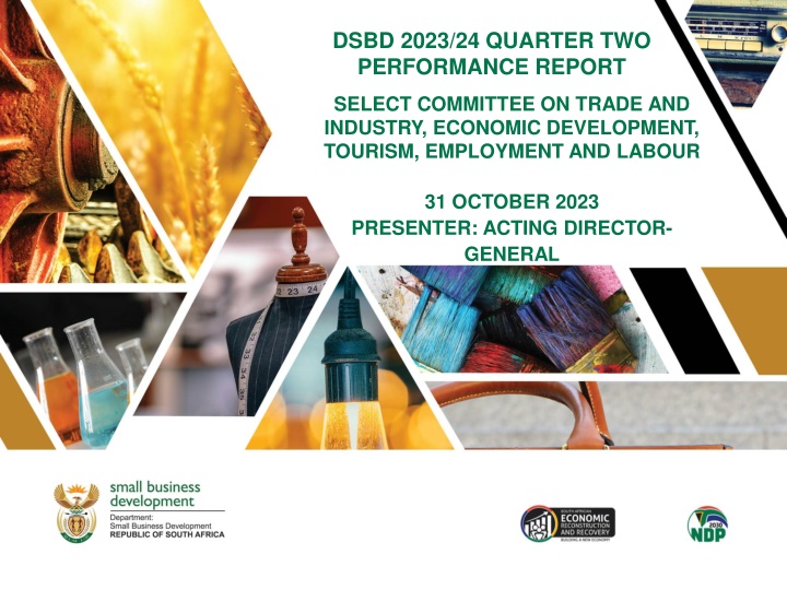 DSBD 2023/24 Quarter Two Performance Report Presentation