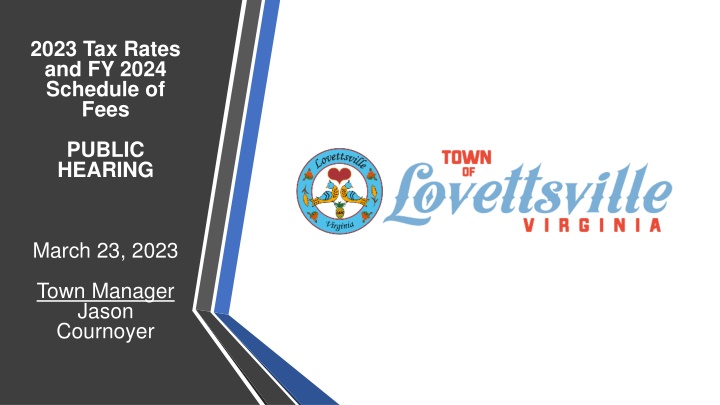 Town of [Town Name] Real Estate Tax Rates and FY 2024 Budget Summary