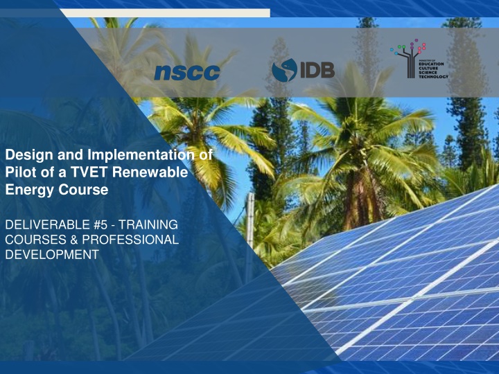 PV System Maintenance Training Course Overview